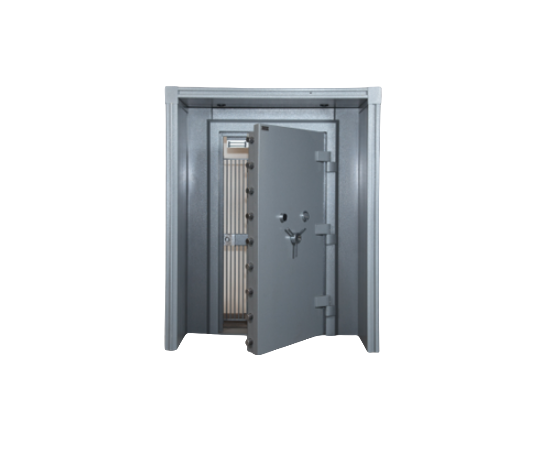 Puerta de bóveda con sistema de volante alta seguridad